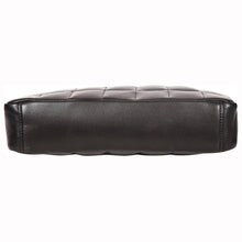 Load image into Gallery viewer, Sassora Genuine Leather Black Quilted Designed Shoulder Bag