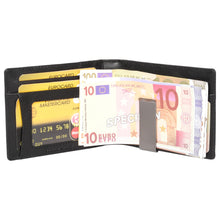 Load image into Gallery viewer, Sassora Pure Leather Unisex Bi-Fold Money Clip