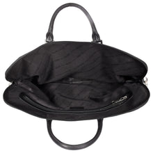 Load image into Gallery viewer, Sassora Genuine Soft Leather Unisex Black Hand Messenger Bag