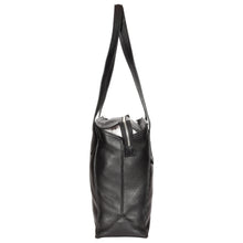 Load image into Gallery viewer, Sassora Genuine Premium Leather Medium Size Black Women Tote