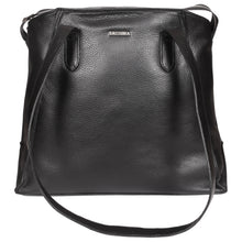 Load image into Gallery viewer, Sassora Genuine Premium Leather Medium Size Black Women Tote