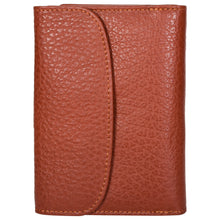 Load image into Gallery viewer, Sassora Genuine Leather Medium Brown RFID Wallet For Girls
