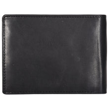Load image into Gallery viewer, Sassora Genuine Leather Medium Size Black RFID Men's Wallet