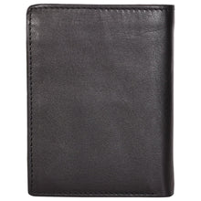 Load image into Gallery viewer, Sassora Genuine Leather Black RFID Protected Large Notecase