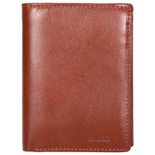 Load image into Gallery viewer, Sassora Genuine Leather Brown RFID Protected Large Notecase