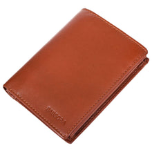 Load image into Gallery viewer, Sassora Genuine Leather Brown RFID Protected Large Notecase