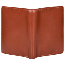 Load image into Gallery viewer, Sassora Genuine Leather Brown RFID Protected Large Notecase