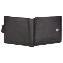 Load image into Gallery viewer, Sassora Genuine Leather Medium RFID Snap button Closure Wallet