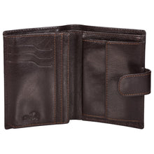 Load image into Gallery viewer, Sassora Genuine Leather Brown RFID Protected Large Notecase