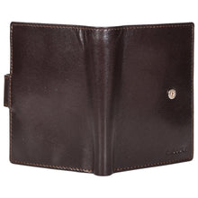 Load image into Gallery viewer, Sassora Genuine Leather Brown RFID Protected Large Notecase