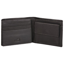 Load image into Gallery viewer, Sassora Genuine Leather Medium Black RFID Protected Gents Wallet