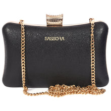 Load image into Gallery viewer, Sassora Genuine Leather Frame Party Clutch For Girls
