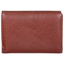 Load image into Gallery viewer, Sassora Genuine Leather Medium Brown RFID Women Wallet