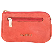 Load image into Gallery viewer, Sassora Genuine Leather Medium Red Key Case For Men and Women