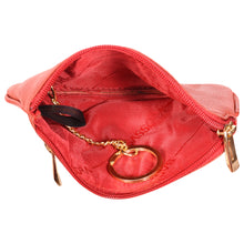 Load image into Gallery viewer, Sassora Genuine Leather Medium Red Key Case For Men and Women