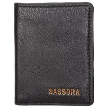 Load image into Gallery viewer, Sassora Genuine Leather Small Unisex RFID Card Holder (8 Slots)