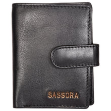 Load image into Gallery viewer, Sassora Genuine Leather Unisex RFID Business Card Holder