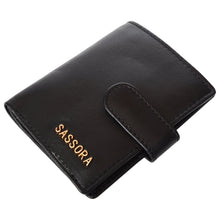 Load image into Gallery viewer, Sassora Genuine Leather Unisex RFID Business Card Holder