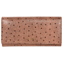 Load image into Gallery viewer, Sassora Genuine Premium Leather Polka Dot RFID Women Purse