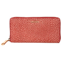 Load image into Gallery viewer, Sassora Genuine Leather Red Printed Women Purse