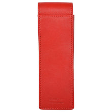 Load image into Gallery viewer, Sassora Genuine Leather Red Fountain Pen Holder Case for Girls