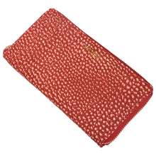 Load image into Gallery viewer, Sassora Genuine Leather Red Printed Women Purse