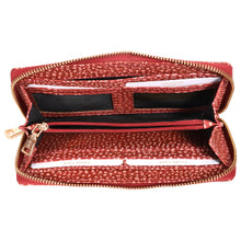 Load image into Gallery viewer, Sassora Genuine Leather Red Printed Women Purse