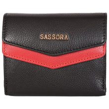 Load image into Gallery viewer, Sassora Genuine Leather Small RFID Women Wallet
