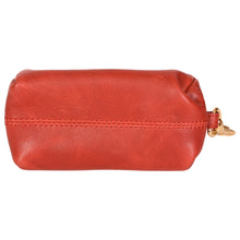 Load image into Gallery viewer, Sassora Genuine Premium Leather Small Unisex Red Key Case