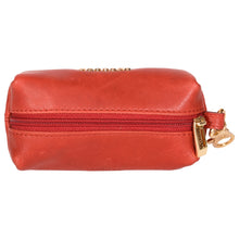 Load image into Gallery viewer, Sassora Genuine Premium Leather Small Unisex Red Key Case