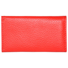 Load image into Gallery viewer, Sassora Genuine Leather Small Red Unisex Key Case