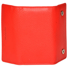 Load image into Gallery viewer, Sassora Genuine Leather Small Red Unisex Key Case