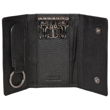 Load image into Gallery viewer, Sassora Genuine Leather Button Closure Key Case for All