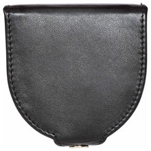 Load image into Gallery viewer, Sassora Genuine Leather Black Coin Pouch For Men And Women