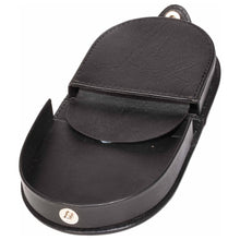 Load image into Gallery viewer, Sassora Genuine Leather Black Coin Pouch For Men And Women