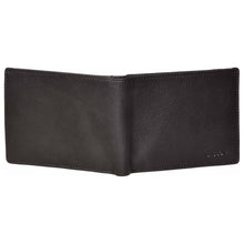 Load image into Gallery viewer, Sassora Genuine Leather Large Black RFID Men's Bi-fold Wallet