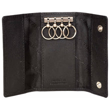 Load image into Gallery viewer, Sassora Genuine Leather Double Button Closure Key Case