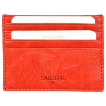 Load image into Gallery viewer, Sassora Genuine Leather Small Credit Card Holder