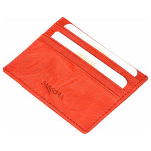 Load image into Gallery viewer, Sassora Genuine Leather Small Credit Card Holder