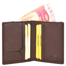 Load image into Gallery viewer, Sassora Genuine Leather Bi-Fold Small Slim Wallet for Men & Women