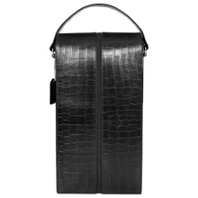 Load image into Gallery viewer, Sassora Genuine Premium Leather Unisex Double Wine Bottle Bag