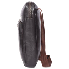 Load image into Gallery viewer, Sassora Genuine Leather Unisex Sling Crossbody Bag – Everyday Travel Companion