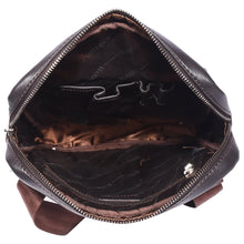 Load image into Gallery viewer, Sassora Pure Leather Unisex Medium Size Sling Crossbody Bag
