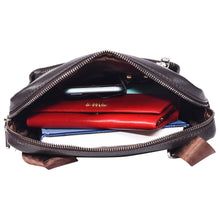 Load image into Gallery viewer, Sassora Genuine Leather Unisex Sling Crossbody Bag – Everyday Travel Companion