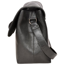 Load image into Gallery viewer, Sassora Genuine Leather Medium Black Classic Women Sling Bag
