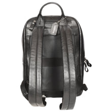 Load image into Gallery viewer, Sassora Genuine Leather Black Medium Laptop Backpack