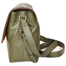 Load image into Gallery viewer, Sassora 100% Genuine Leather Medium Ladies Sling Bag