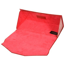 Load image into Gallery viewer, Sassora Genuine Leather Red Unisex Foldable Spectacle Case
