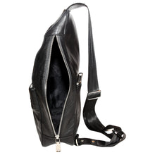 Load image into Gallery viewer, Sassora Genuine Leather Unisex Medium Stylish Backpack