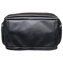 Load image into Gallery viewer, Sassora Genuine Leather Black Grey Navy men's Large Backpack with TSA Lock